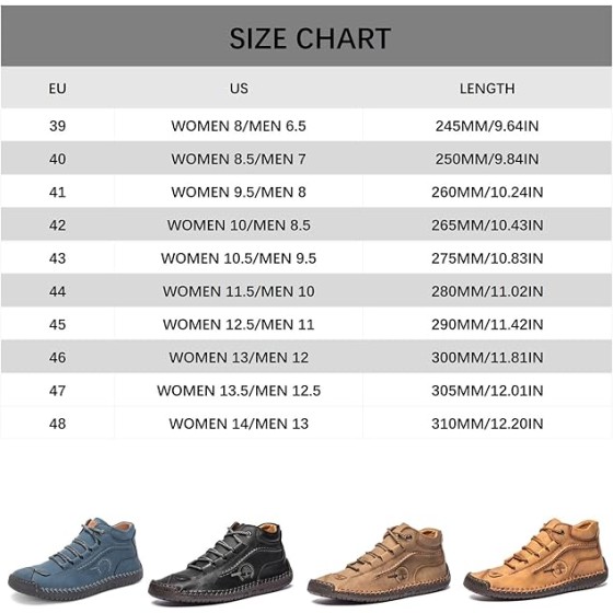 Zenfaze Orthopedic Shoes for Men, Handcrafted Retro Pigskin Boots, Slip On Orthopedic Hiking Sneakers