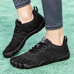 Barefoot Five-Toed Fitness Shoes – Sneakers Separated Toe Footwear for Men & Women Neuropathy, Hiking, Yoga, Gym, Beach