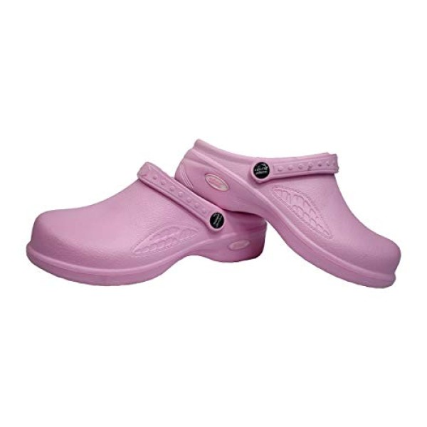 Natural Uniforms Ultralite Women's Clogs with Strap, Nursing Medical Work Mule