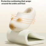 2026 Cat Paws Footprints Fluffy Plush Fleece Height Increase Slippers - Cute Animal Ultra-Thick Slipper with Paw Print