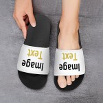 Generic Custom Slides Slippers Personalized Photo Text Slippers Sandals Comfortable Bathroom Shower Slippers Casual Sandals Shoes Customized Sandals for Men Women