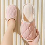 Comfortable Slippers for Women and Men, Non-Slip Soft House Shoes for Home Use