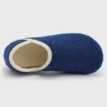 Womens Mens Slippers with Rubber Sole Soft-Lightweight House Slipper Socks Non-Slip Indoor/Outdoor