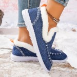 Fashion SneakersWomen's Fashion Snow Sneakers Comfortable Warm Flat Sport Shoes