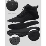 Winter Grounding Shoes with Copper, Hike Winter Barefoot Boots for Womens Mens,Wide Toe Box Non-Slip Trail Running